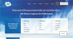 Desktop Screenshot of abckliima.ee