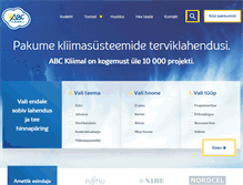 Tablet Screenshot of abckliima.ee
